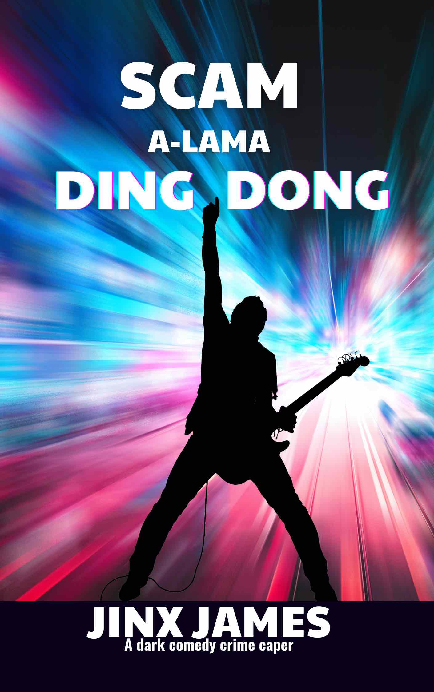 SCAM A-LAMA DING DONG BOOK COVER JINX JAMES